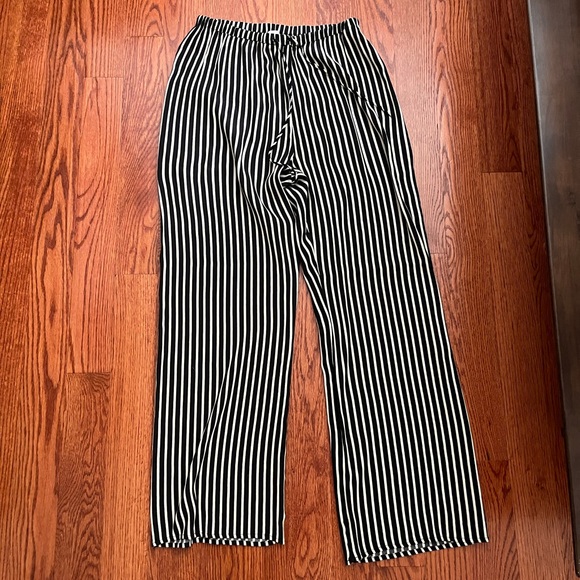 Dissh RORY STRIPE DRAWSTRING US Size 8 Black and Tan - Picture 5 of 8